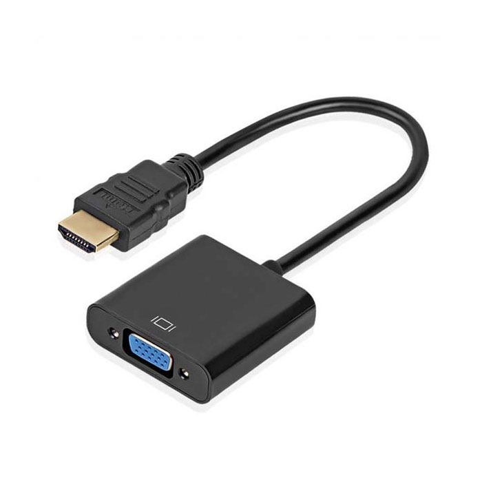 تبدیل HDMI به VGA سیم دار 20cm با خروجی صدا