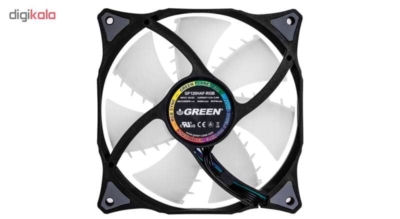 فن کیس گرین GF120-RGB
