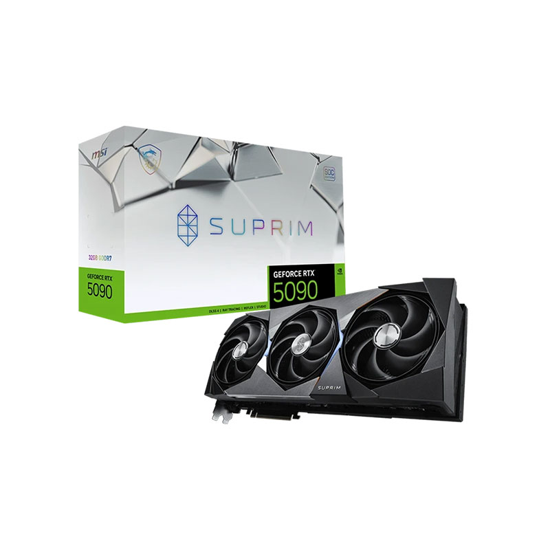 کارت گرافیک ام اس آیGeForce RTX 5090 32GB SUPRIM LIQUID SOC