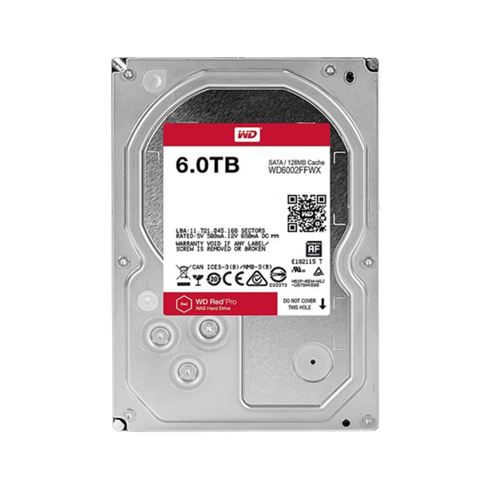 هارد اینترنال وسترن دیجیتال سری Red pro ظرفیت 6 ترابایت
