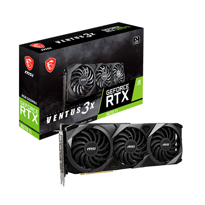 کارت گرافیک ام اس آی GeForce RTX 3070 Ti VENTUS 3X 8G OC حافظه 8GB