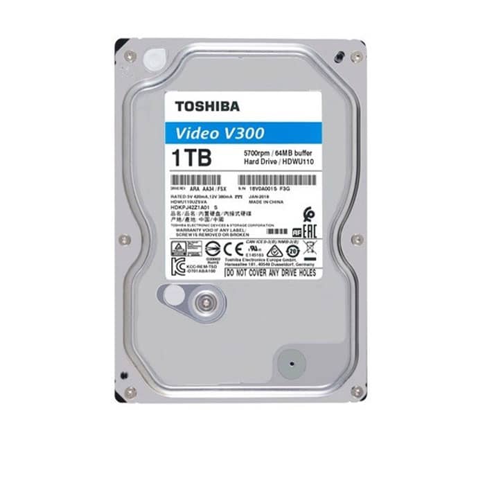 هارد اینترنال توشیبا V300 ظرفیت 1 ترابایت