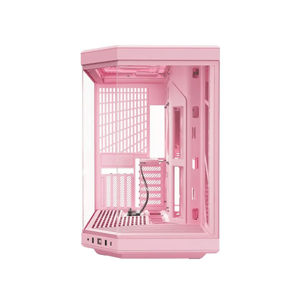 کیس کامپیوتر هایت Y70 Strawberry Milk Mid Tower صورتی