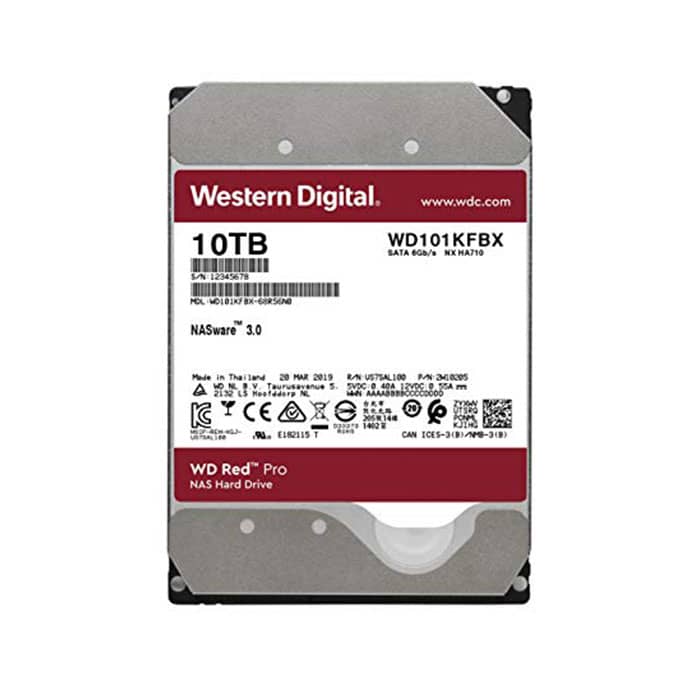 هارد اینترنال وسترن دیجیتال سری Red pro ظرفیت 10 ترابایت