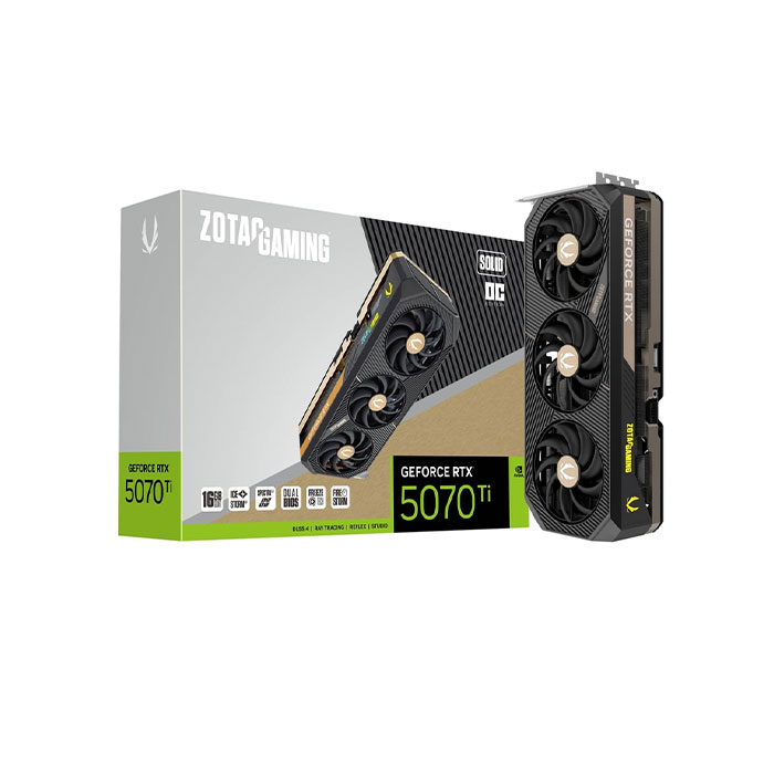 کارت گرافیک زوتک GeForce RTX 5070 Ti SOLID OC 16G