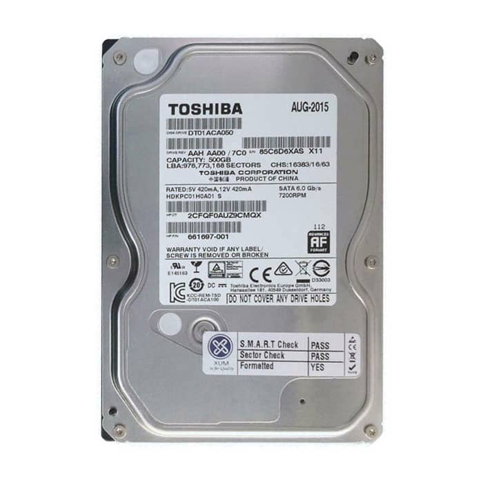 هارد اینترنال توشیبا A400 با ظرفیت 4 ترابایت