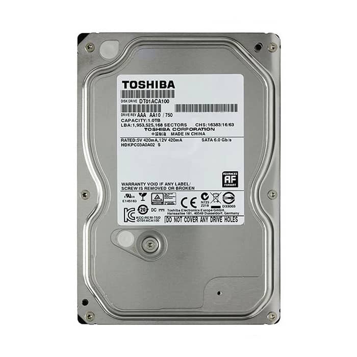 هارد اینترنال توشیبا DT01AC A100 ظرفیت 1 ترابایت
