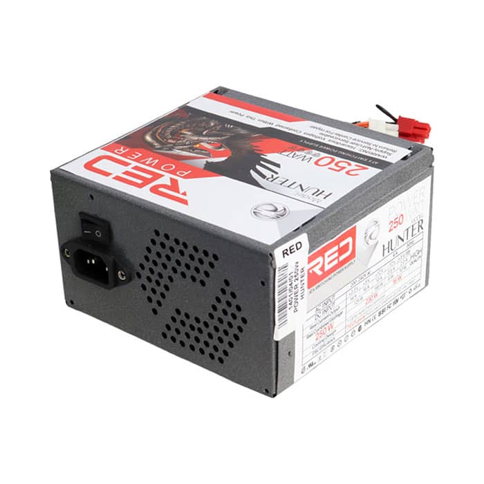 پاور کامپیوتر رد Red Hunter 250W
