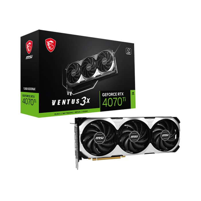 کارت گرافیک ام اس ای RTX 4070 Ti VENTUS 3X 12G