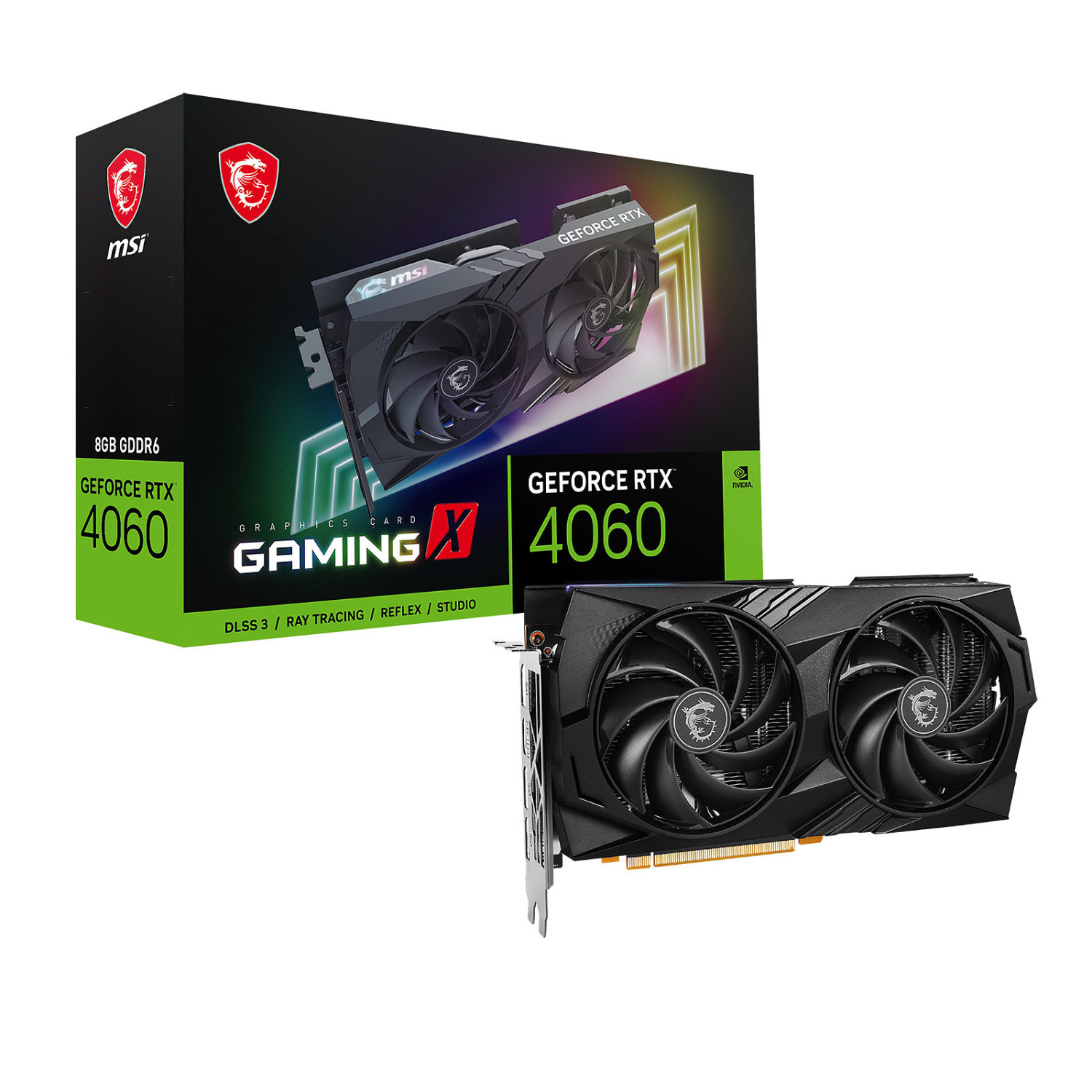 کارت گرافیک ام اس آی  RTX 4060 GAMING X 8G