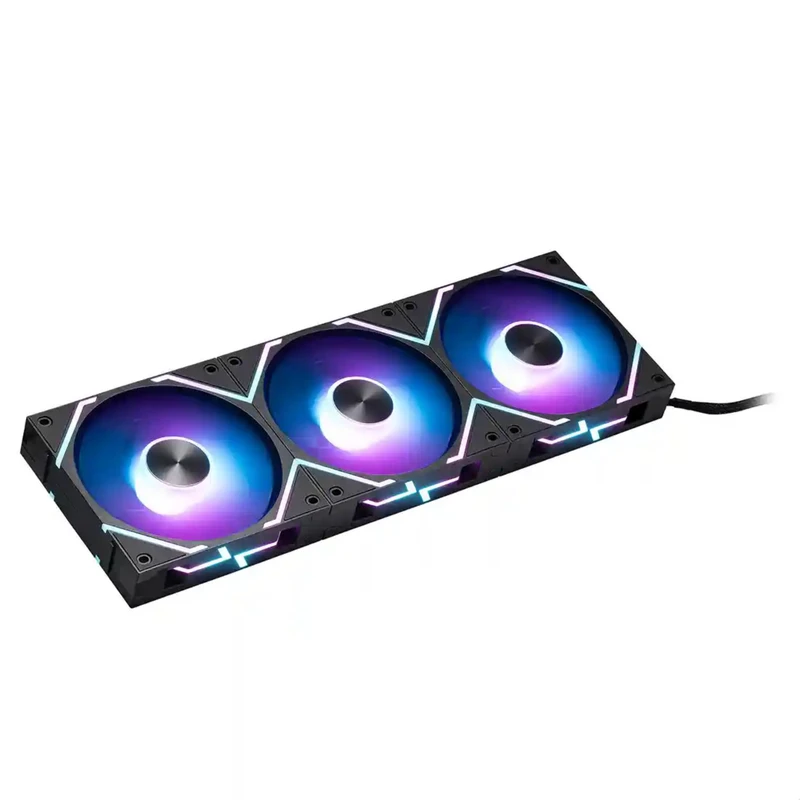 فن کیس ام اس آی مدل MPG EZ120 ARGB Black نمای بالا