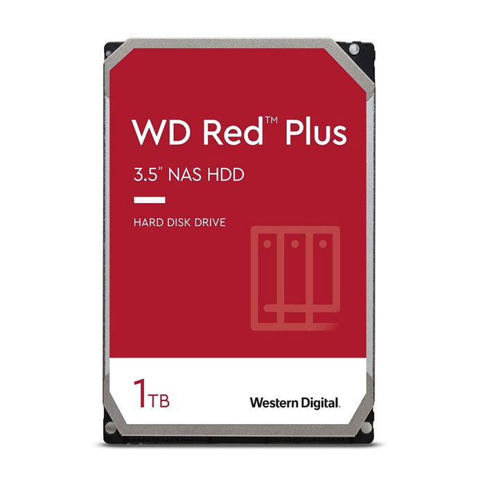 هارد اینترنال وسترن دیجیتال سری Red plus ظرفیت 1 ترابایت