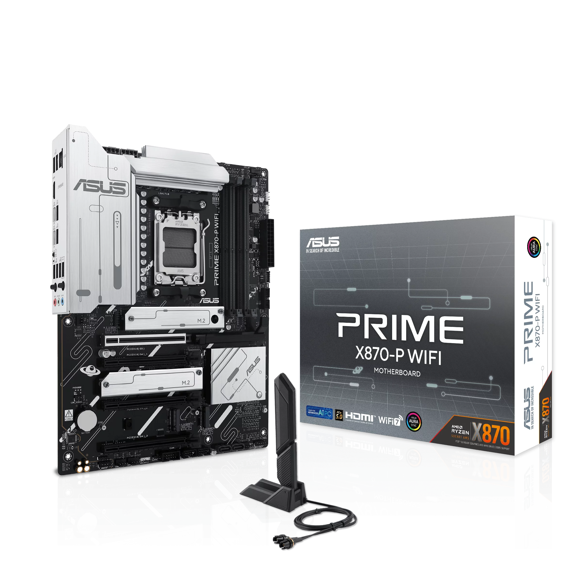 مادربرد ایسوس PRIME X870-P Wi-Fi DDR5 نمای جعبه